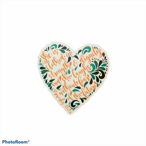 Christian Religious Sticker Bible Verse Sticker